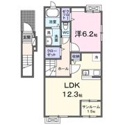 プリマ オランジェの間取り画像