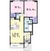 オークレールWの間取り画像