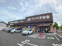 近くのくすりのアオキ牟礼店さんまで700m（徒歩9分）