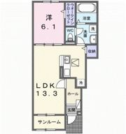 エルヴェの間取り画像