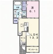 エルヴェの間取り画像