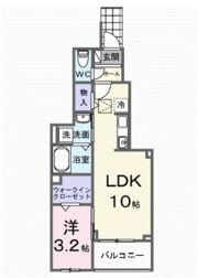 ヒカルサ川越南古谷イーストの間取り画像