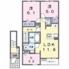 カレント レジデンス 下増田Ⅱの間取り画像