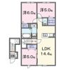 クレストール リヴェールの間取り画像