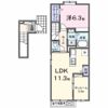 ライラックの間取り画像