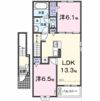 ソランジュの間取り画像