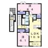 壬生町中央町アパートAの間取り画像