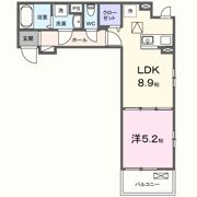 ラフレシール ウエストの間取り画像