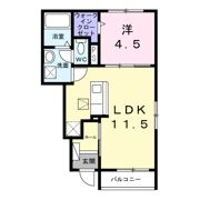 ヒカルサ江南宮後の間取り画像