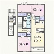 クローリス Ⅲの間取り画像