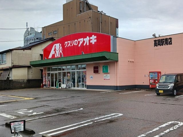 近くのクスリのアオキ高岡駅南店まで900m（徒歩12分）