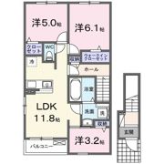 アベニューエース2の間取り画像