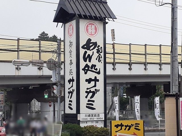 近くのサガミまで650m(徒歩9分)