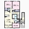 メア ヒュッゲの間取り画像
