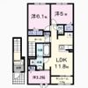 メア ヒュッゲの間取り画像