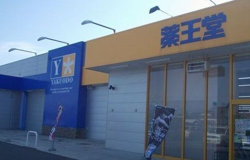 近くの薬王堂まで750m（徒歩10分）