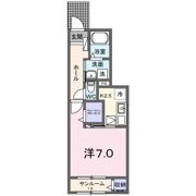 ハピネス立石 Cの間取り画像