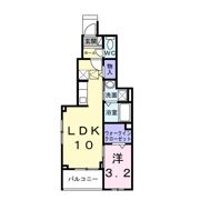 テラス シティ 八ヶ崎の間取り画像
