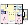 朱雀3丁目アパートの間取り画像