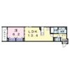 砂山南1丁目アパートの間取り画像