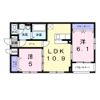 西湊町4丁アパート（028695701）の間取り画像