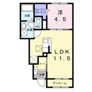 エレガンス メゾン Ⅰの間取り画像