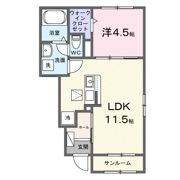 グランヒルズ瀬古の間取り画像