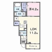 ヒカルサ岐阜琴塚ノースの間取り画像