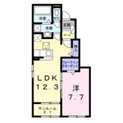 ハウスアイ益田の間取り画像