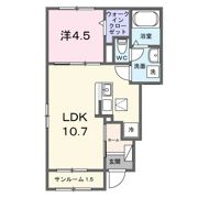 ビオラ徳山の間取り画像