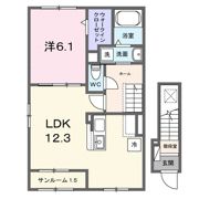 ビオラ徳山の間取り画像