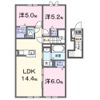 ヴィラK Ⅶの間取り画像