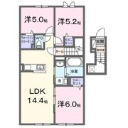 ヴィラK Ⅶの間取り画像