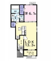 ベル ゼータの間取り画像
