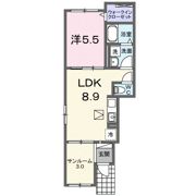 楠木1丁目アパート（028722601）の間取り画像