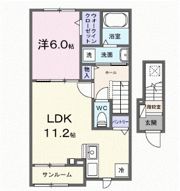 ヴィラ クレインの間取り画像