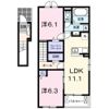 ヴィラ ノーチェの間取り画像