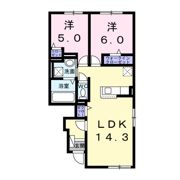 テテマール西町の間取り画像