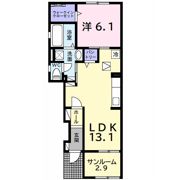サウス ヴィラⅠの間取り画像