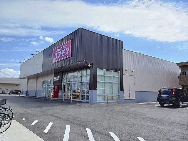 近くのドラッグストアコスモス東国分店まで600m(徒歩8分)