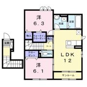 ソレアードの間取り画像