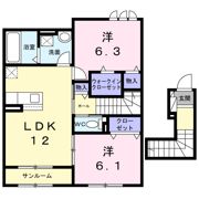 ソレアードの間取り画像