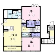 ソレアードの間取り画像