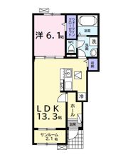 （仮）中島アパート1の間取り画像
