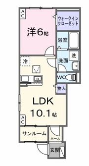クレーシェルⅡの間取り画像