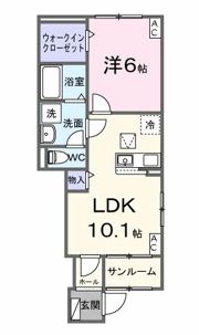 クレーシェルⅡの間取り画像