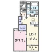グレイス ラヴィの間取り画像