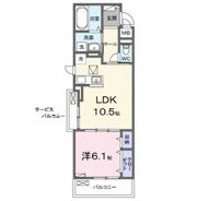 旭町1丁目アパート（028751901）の間取り画像