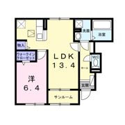安倉中3丁目アパートの間取り画像