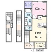 レガリア駅東の間取り画像